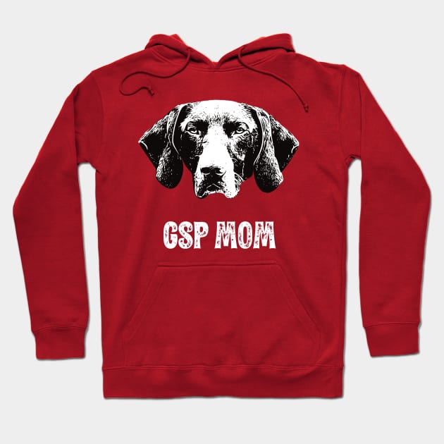 GSP Mom German Shorthaired Pointer Design Hoodie by DoggyStyles